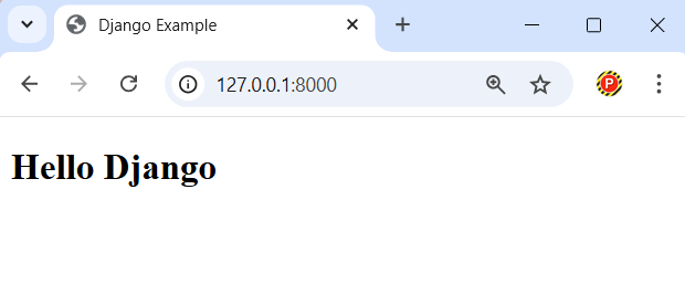 Navegador exibindo texto feito com uso do filtro add inserido no template pelo servidor Django