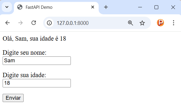 Exemplo de uso do FastAPI para receber dados de requisição como objeto de classe