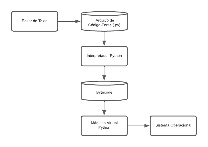 Execução de um programa em Python