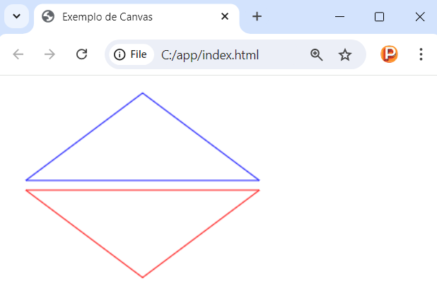 Desenhando caminhos no canvas com Path2D em JavaScript