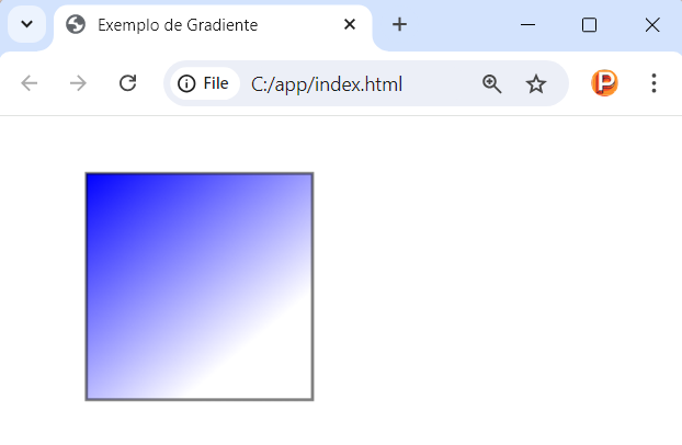 Gradiente linear no canvas em JavaScript