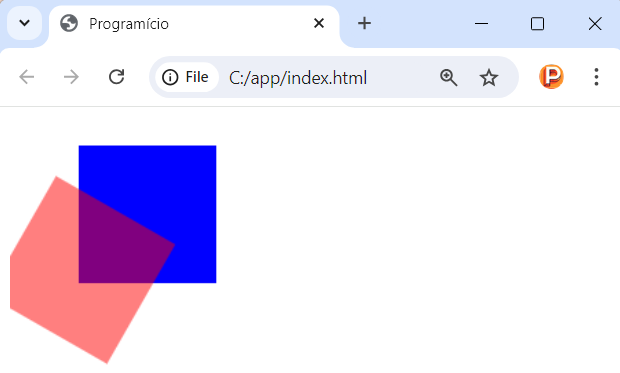 Rotacionando figuras no canvas em JavaScript