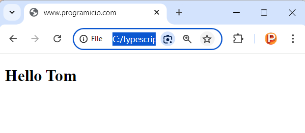 Compilando TypeScript