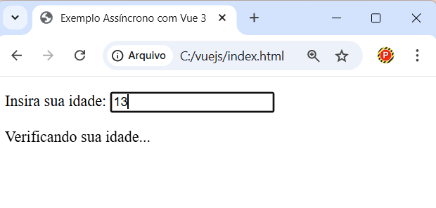 Exemplo de Observadores em Vue.js